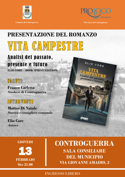 “Vita campestre”. Elio Core presenta il suo romanzo a Controguerra - Foto