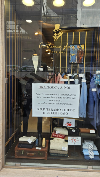 Chiudono le attività in Teramo centro, Azione: «Presenteremo delle soluzioni» - Foto