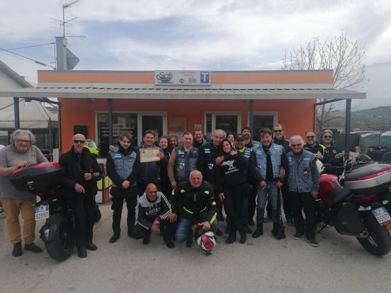 Sant'Omero, il motoraduno delle forze di polizia - Foto