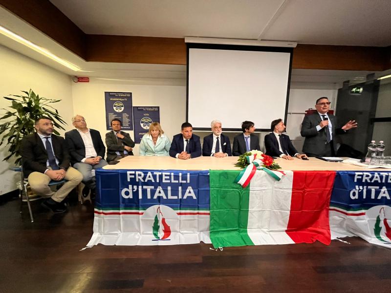 L'On. Donzelli ieri sera a Teramo a sostegno della lista FDI di Antonetti - Foto