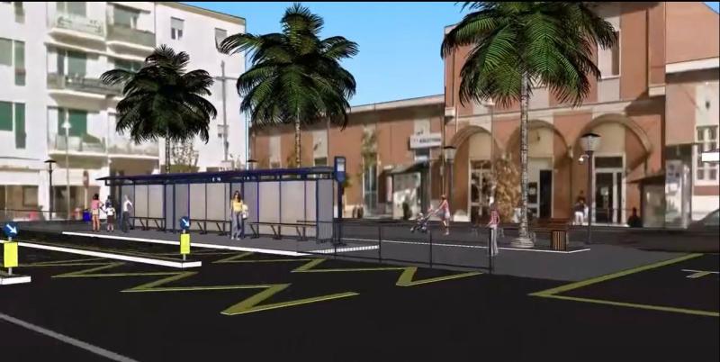 Giulianova. In programma il restyling della piazza della stazione ferroviaria - Foto