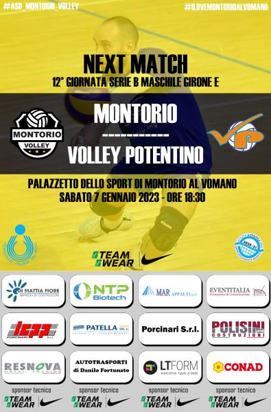 Sabato 7 gennaio ore 18:30 il Montorio Volley ospita il Volley Potentino Potenza Picena - Foto