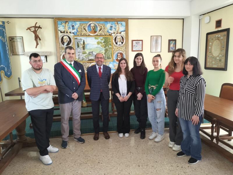 Ancarano. Il Prefetto Stelo in visita dal Sindaco Panichi - Foto