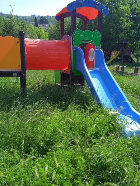 Teramo. Erba alta e rifiuti al Parco Fluviale - Foto