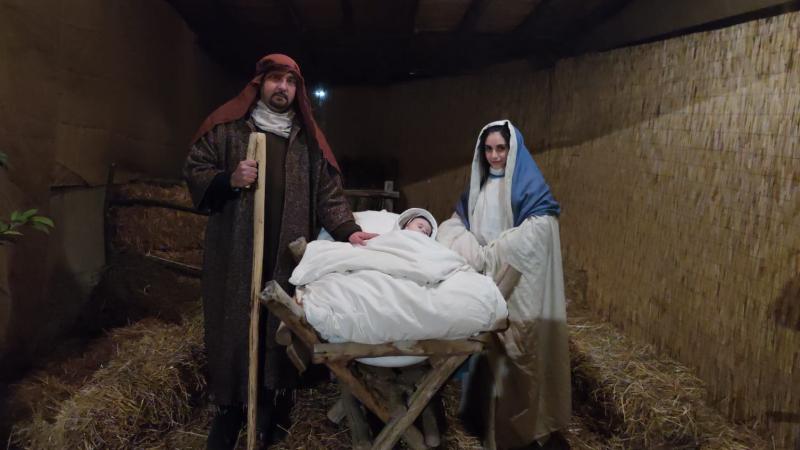 Miano. La magia del Presepe vivente e San Giuseppe interpretato dal sindaco D'Alberto - Foto