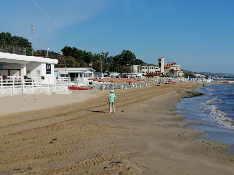 Ricostituita la spiaggia a Silvi Sud - Foto