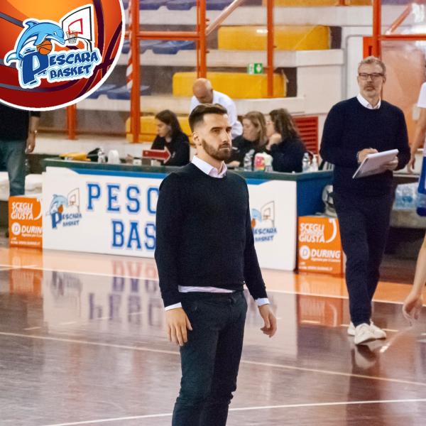 Stefano Cova non è più l'allenatore della Pescara Basket - Foto