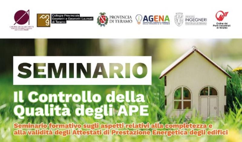 Un Seminario per garantire completezza e validità degli Attestati di Prestazione Energetica degli Edifici - Foto