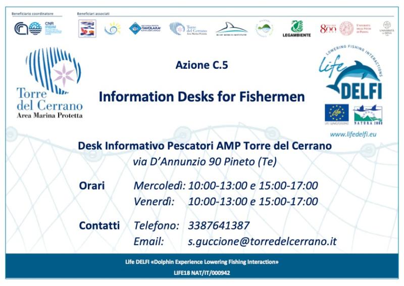 Pineto. Attivo lo sportello Info Desk dell’Area Marina Protetta dedicato ai pescatori - Foto