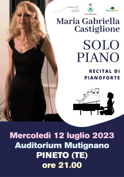 A Mutignano il recital della pianista Maria Gabriella Castiglione con “Solo Piano" - Foto