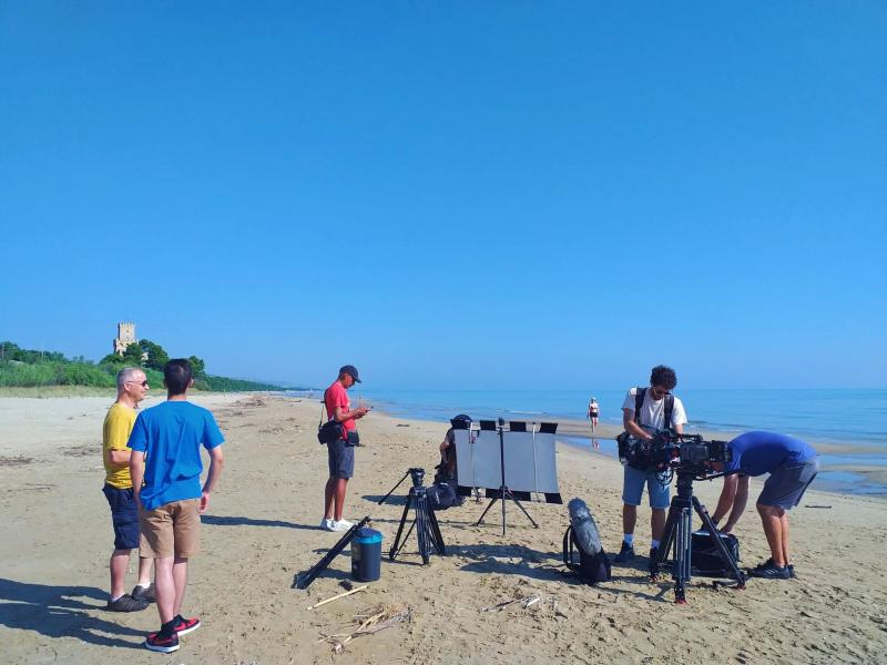 Le telecamere di "A place in the sun" nell'Area Marina Protetta Torre del Cerrano - Foto