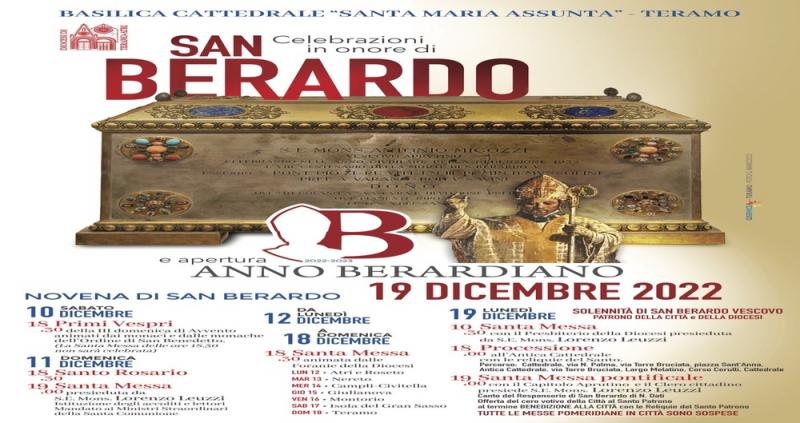 Solennità di San Berardo e inizio dell’Anno Berardiano: il programma religioso del 19 dicembre - Foto