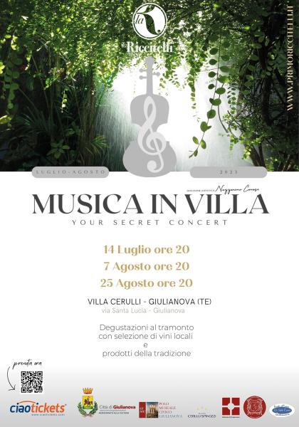 La Riccitelli a Giulianova con Musica in Villa - Foto