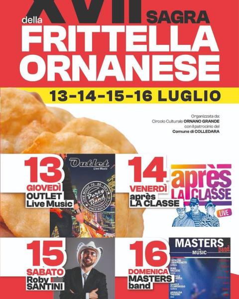 Fino al 16 luglio la Sagra della Frittella Ornanese - Foto