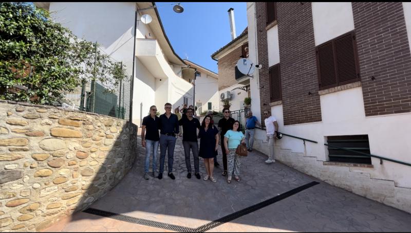 Inaugurato il primo lotto del borgo di Colleatterrato Alto - Foto