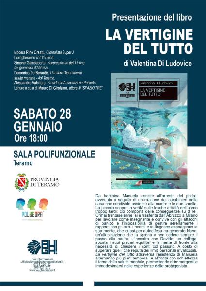 Teramo. Presentazione del romanzo “La vertigine del tutto” di  Valentina Di Ludovico - Foto