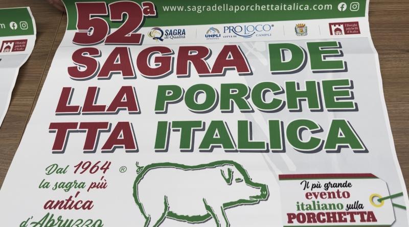 Campli. Torna la storica sagra della porchetta italica. Domani la mostra omaggio a Saverio Falconi - Foto