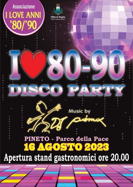 A Pineto torna la disco music al Parco della Pace con "I love 80&90" - Foto