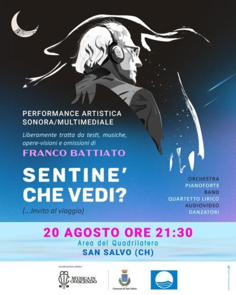 Lo spettacolo dell’Orchestra Musica in Crescendo Con testi e musiche di Franco Battiato - Foto