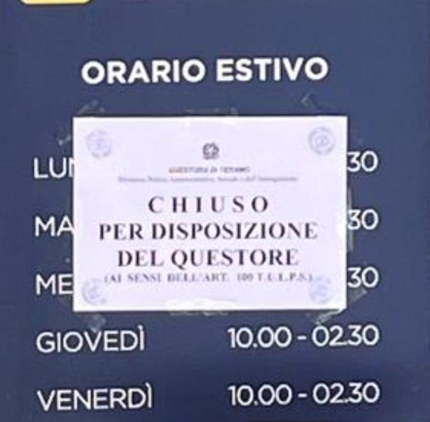 Alba Adriatica. Il Questore chiude un centro scommesse per 7 giorni - Foto