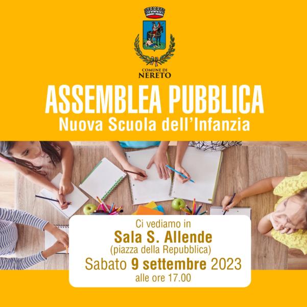 Nereto. Il Comune organizza un’assemblea pubblica per parlare della nuova scuola dell’infanzia - Foto