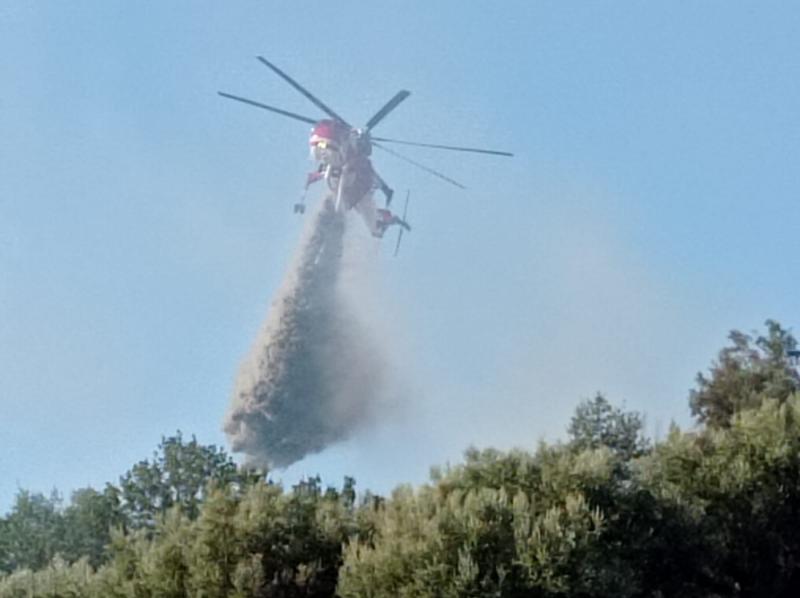 Castellalto. Divampa un incendio su otto ettari di terreno - Foto