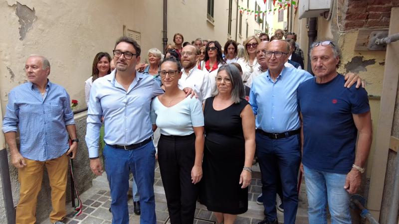 Riaperto a Teramo Vico delle Rose dopo i lavori sulla pavimentazione - Foto