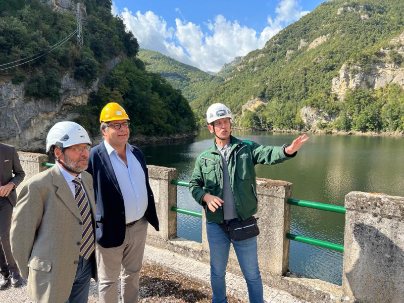 Il prefetto Stelo in visita alla diga di Piaganini e alla centrale idroelettrica di San Giacomo - Foto