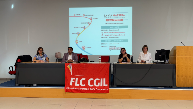 La FLC CGIL a difesa del settore scolastico: il 7 ottobre la mobilitazione nazionale - Foto