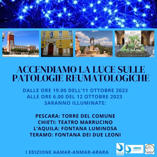 In arrivo l'iniziativa "Accendiamo la luce sulle patologie reumatologiche" - Foto