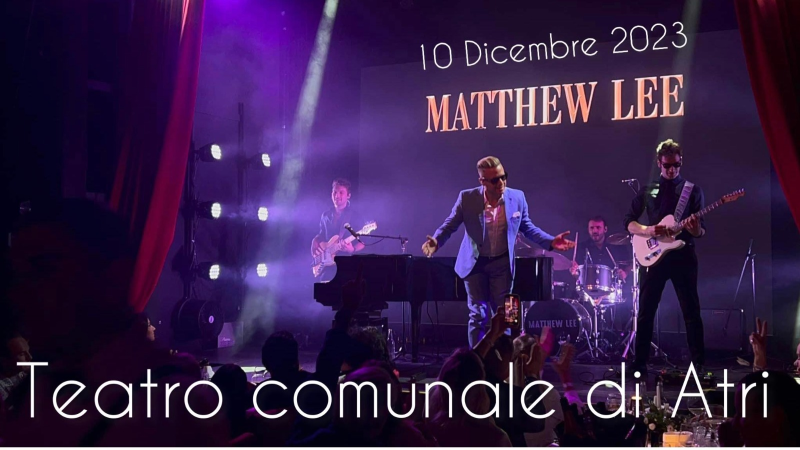 Matthew Lee, il re del Rock & Roll, in concerto ad Atri - Foto