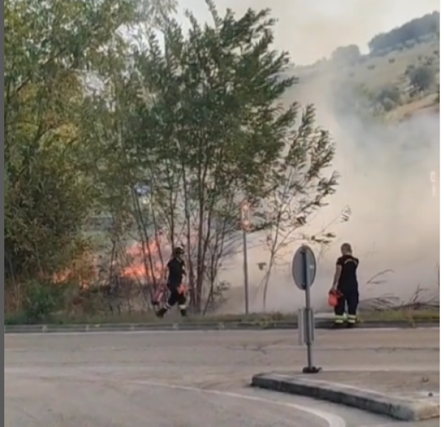 Fumogeni e aggressioni al derby Teramo Giulianova: il questore emette 13 daspo - Foto