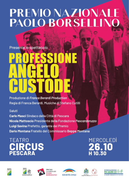 Il 26 ottobre a Pescara il Premio Borsellino presenta lo spettacolo  “Professione angelo custode” - Foto