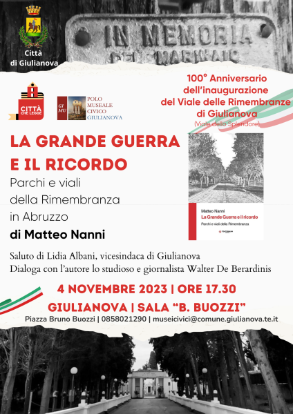 Giulianova. Presentazione del libro di Matteo Nanni “La Grande Guerra e il ricordo” - Foto