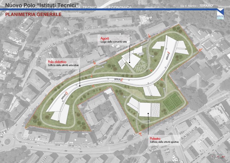 Nuovo polo scolastico di via San Marino a Teramo: la Provincia propone a Castelli una rimodulazione dei finanziamenti - Foto