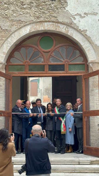 Inaugurato a Atri l’ultimo lotto del Palazzo Cicada: ospiterà aule multimediali per gli studenti dell’IIS Zoli - Foto