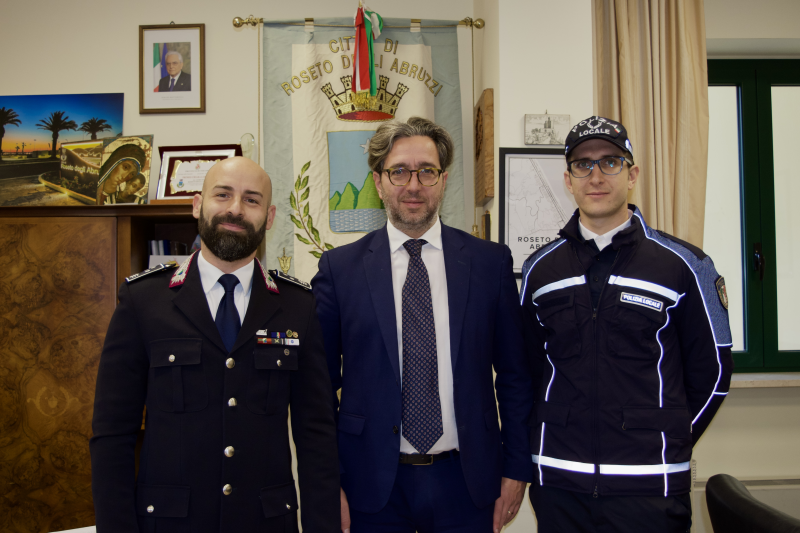 Roseto. Due nuovi ingressi nel corpo di polizia locale - Foto