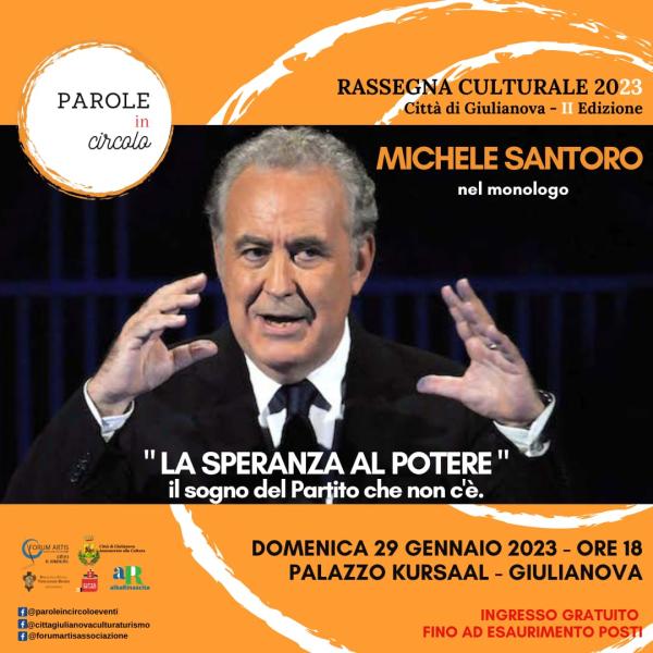 Giulianova. Michele Santoro al Kursaal - Foto