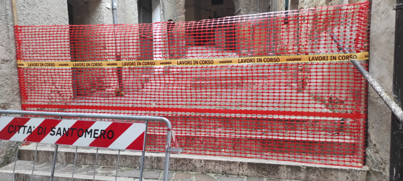 Sant'Omero. Ciprietti: "6 anni per limitare al transito una zona pericolosa del paese" - Foto