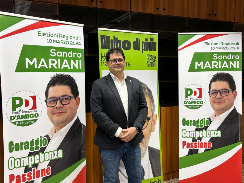 Regionali Abruzzo. Sandro Mariani in corsa con D’Amico: “Ci metto coraggio, competenza e passione” - Foto