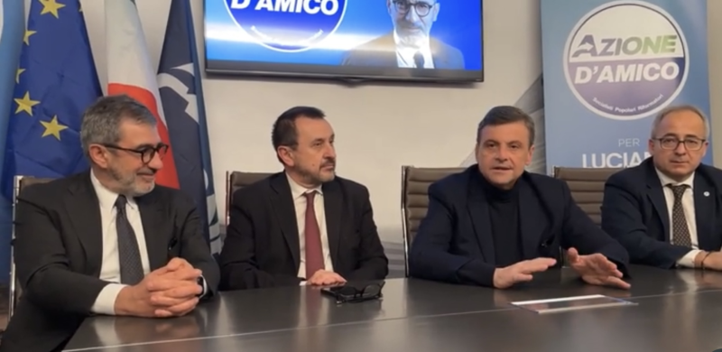 Calenda arriva a Teramo per Luciano D'Amico: "Punto sul candidato non sulla coalizione" - Foto