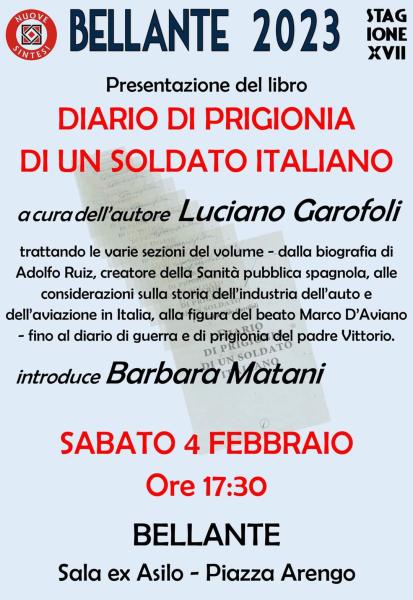 Bellante. Sabato la presentazione del libro “Diario di prigionia di un soldato” - Foto