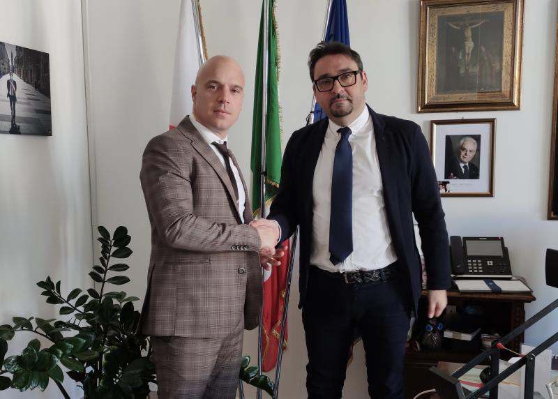 Teramo. Il nuovo Presidente della Provincia in visita al Sindaco D’Alberto - Foto