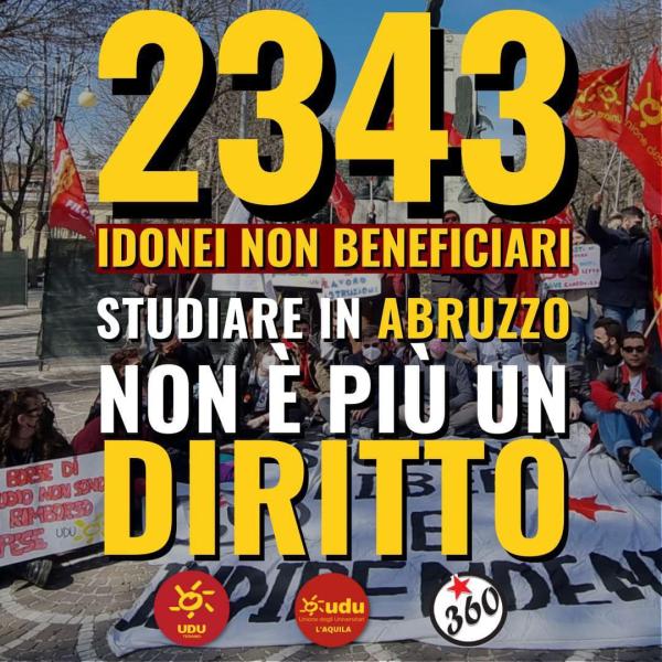 Università: sono 2343 gli studenti Abruzzesi idonei ma non beneficiari di borse di studio - Foto