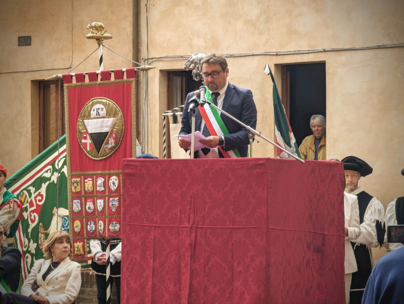 Celebrazioni di Santa Caterina a Siena, presente il sindaco D'Alberto - Foto