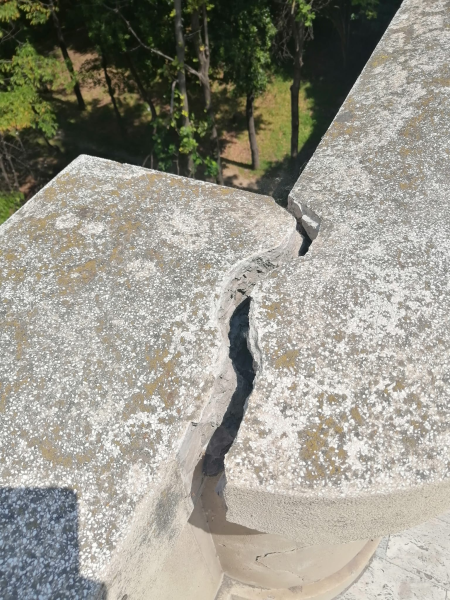 Ponte San Ferdinando a Teramo e quelle crepe sui parapetti - Foto