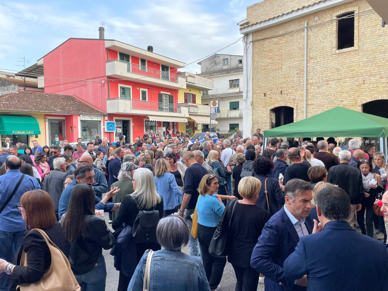 Bagno di folla per la lista “A tutto Campli” a sostegno di Federico Agostinelli - Foto