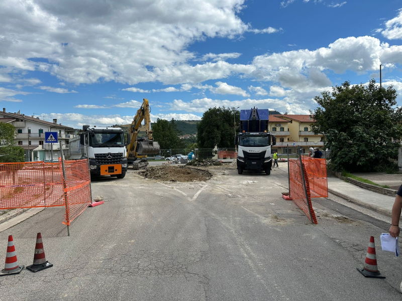 Il Sindaco comunica l’inizio dei lavori della nuova rotatoria di Bellante stazione - Foto