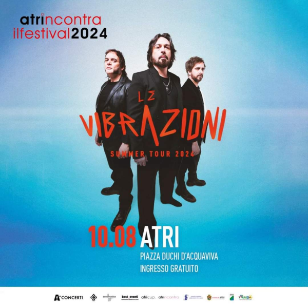 Atri. Domani Le Vibrazioni in concerto in piazza Duchi d'Acquaviva - Foto