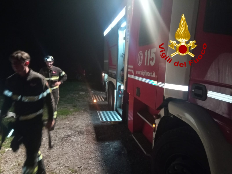 È stato ritrovato nel bosco di Crognaleto il 54enne fungaiolo disperso ieri sera a Cortino - Foto